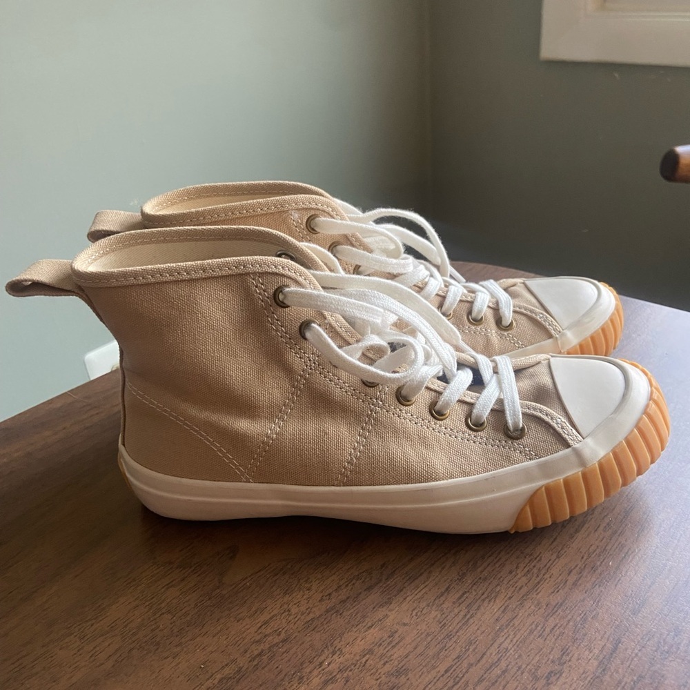J Crew Canvas High-Top Sneakers - Picture 2 of 9